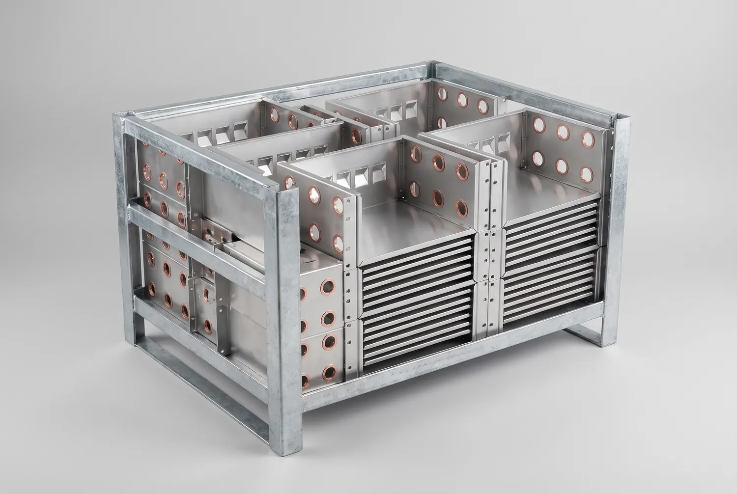 Crated chassis