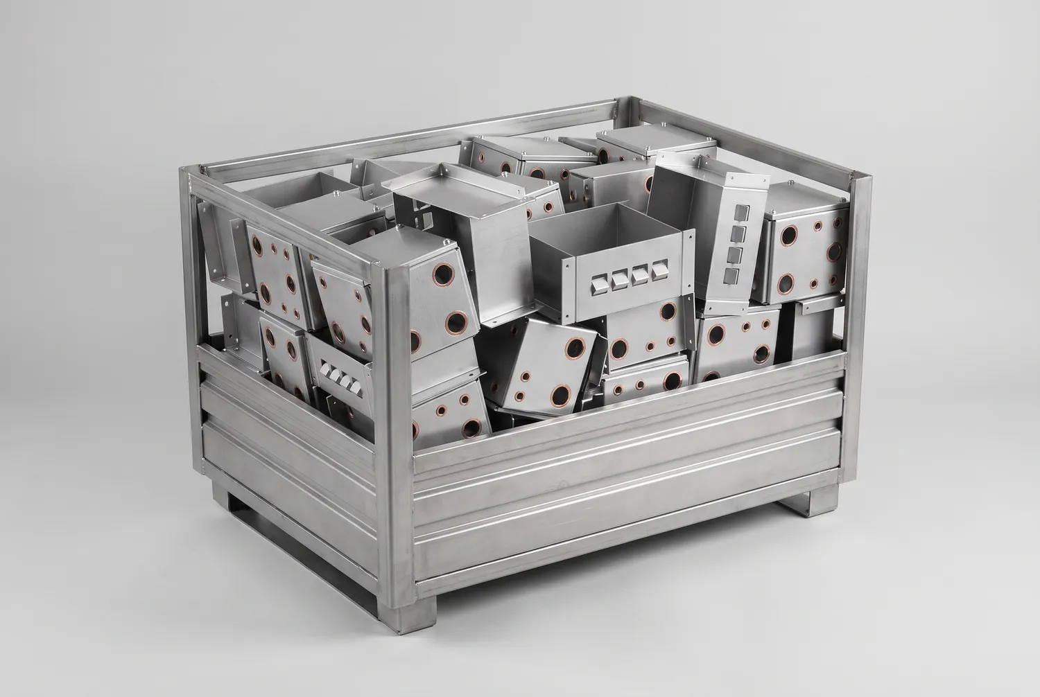 Crated channels