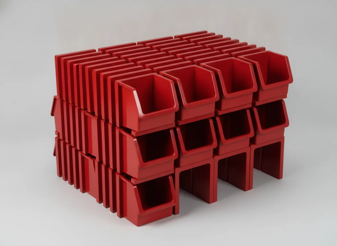 Coated bins