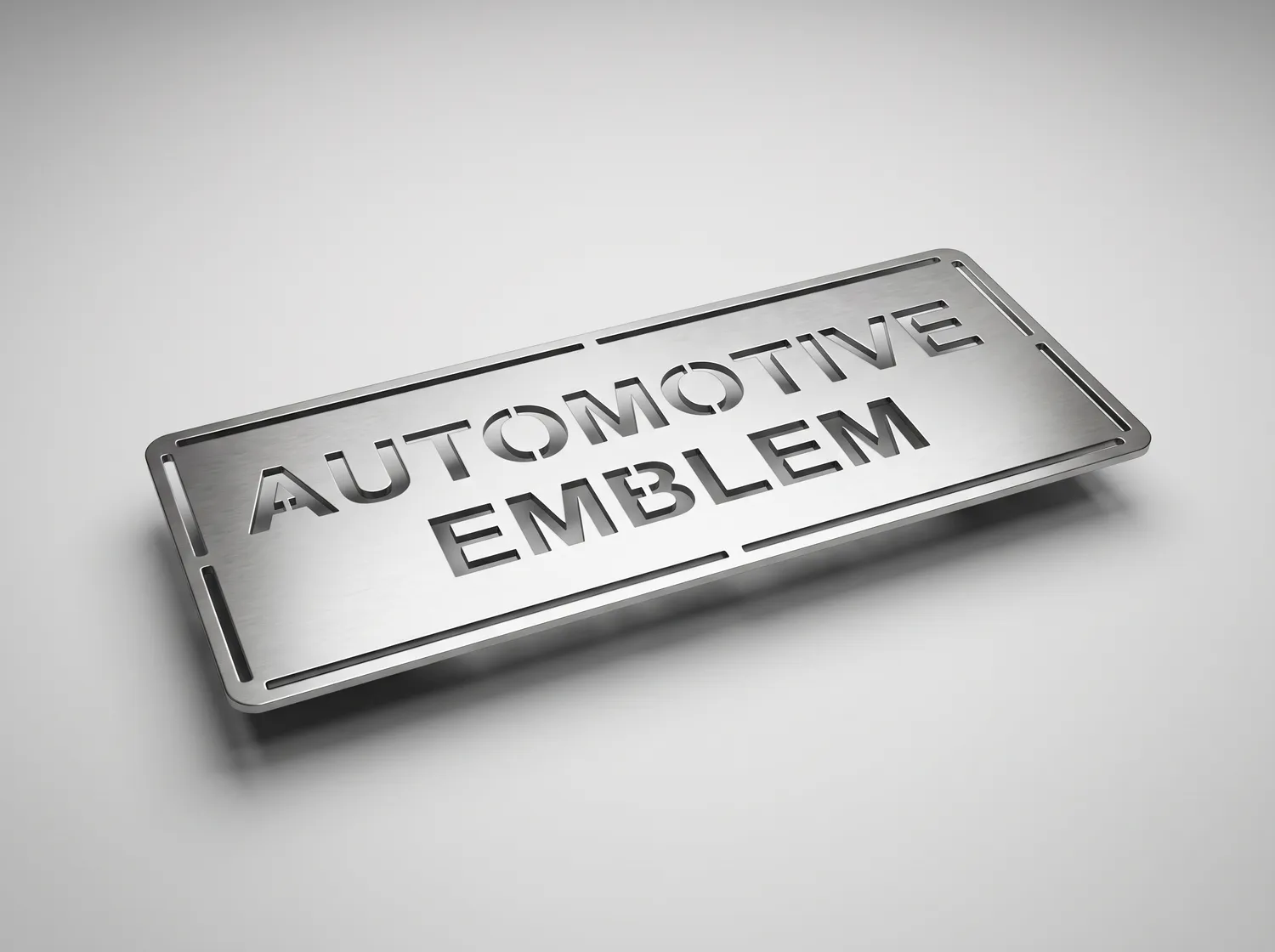 Emblem plate