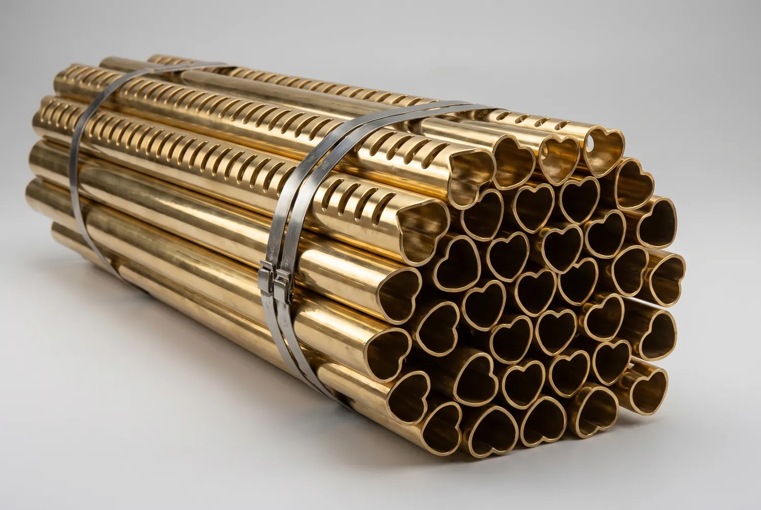 Brass tube run