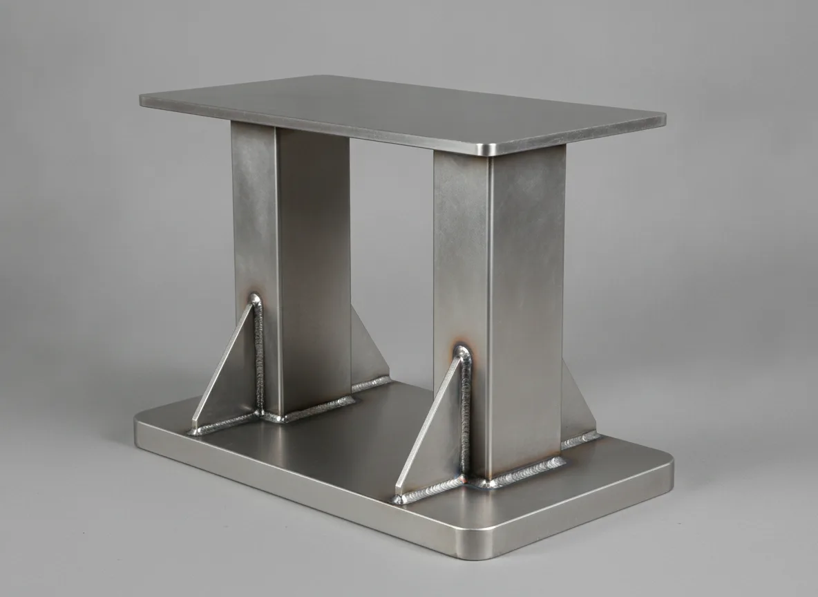 Gusseted base stand